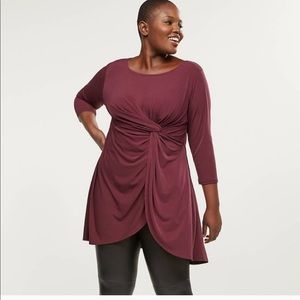 Lane Bryant illusion top